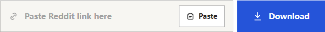 The DLPanda Reddit post-link input and Download button